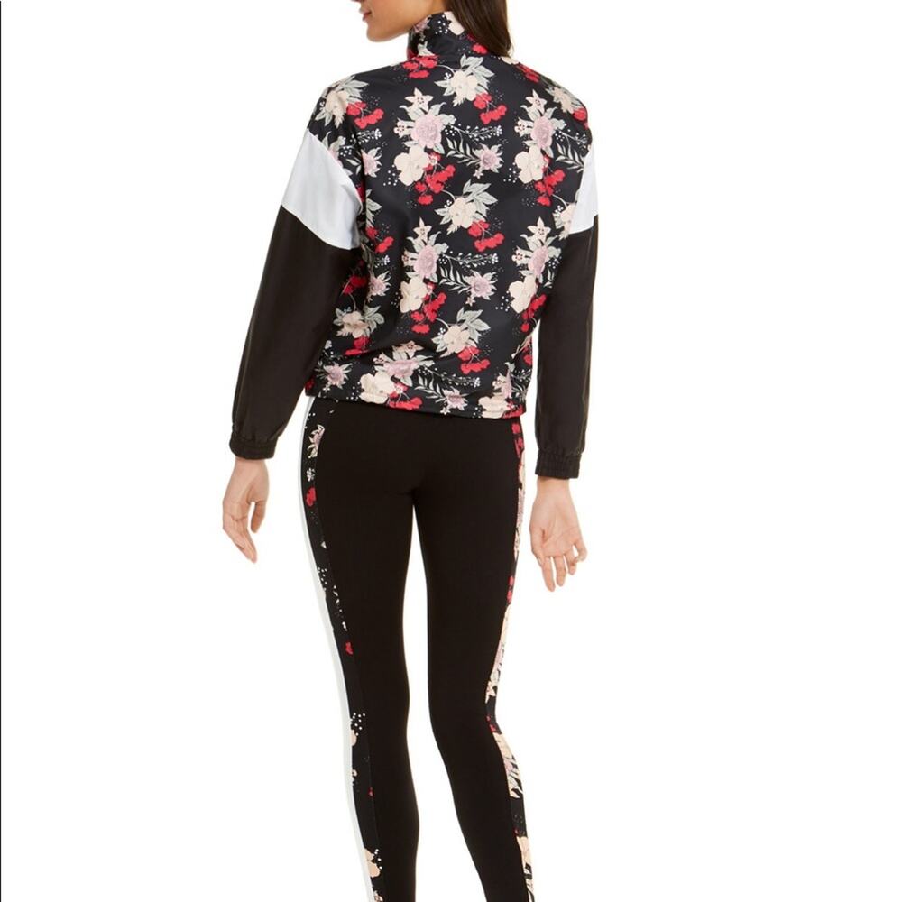 PUMA Jacket NWT Floral, Color Blocked Track Workout Zip Up Women's Medium - Picture 5 of 6